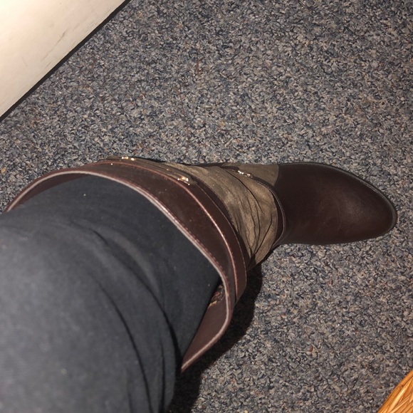 Knee High Flat Boots (for plus size) - Picture 8 of 12